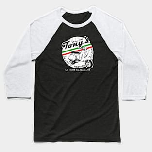 Tony's Scooter Repair (vintage look) Baseball T-Shirt